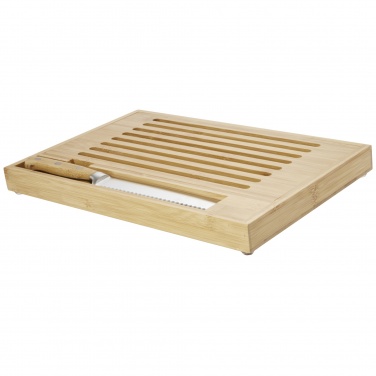 Logotrade corporate gift picture of: Pao bamboo cutting board with knife
