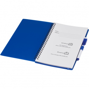 Logo trade promotional merchandise image of: Pebbles reference reusable notebook