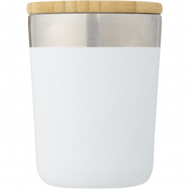 Logo trade promotional products picture of: Lagan 300 ml stainless steel tumbler with bamboo lid