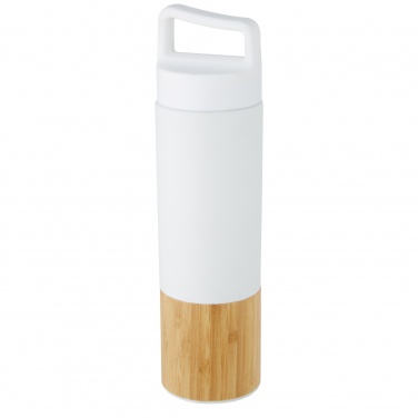 Logo trade advertising product photo of: Torne 540 ml  stainless steel bottle with bamboo outer wall