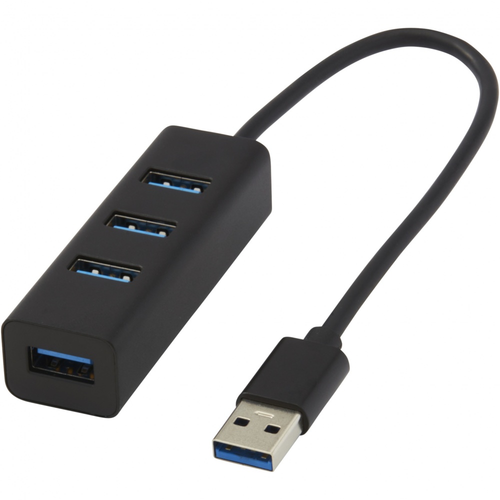 Logo trade business gift photo of: ADAPT aluminum USB 3.0 hub