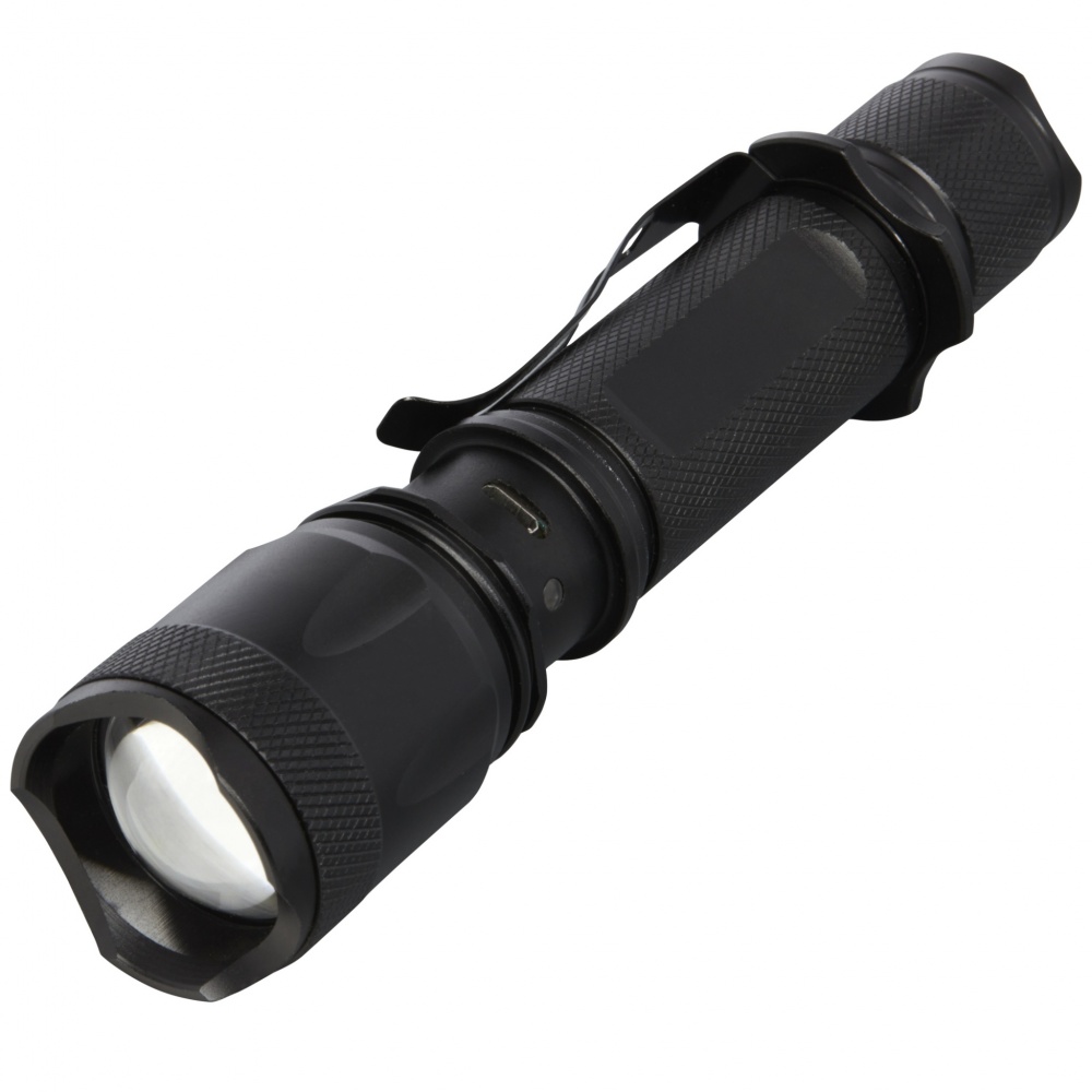 Logo trade promotional items picture of: Mears 5W rechargeable tactical flashlight