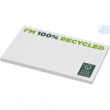 Logo trade promotional merchandise picture of: Sticky-Mate® recycled sticky notes 127 x 75 mm