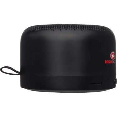 Logo trade promotional gifts image of: Loop 5W recycled plastic Bluetooth speaker