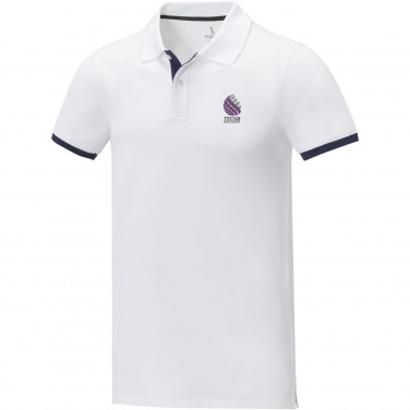 Logo trade promotional gifts picture of: Morgan short sleeve men's duotone polo