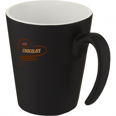 Logotrade promotional gift picture of: Oli 360 ml ceramic mug with handle