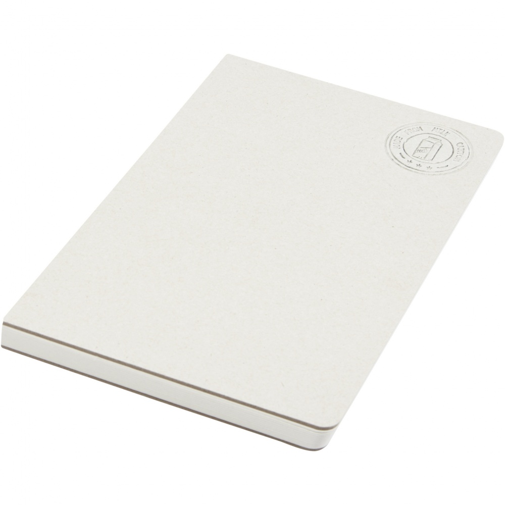 Logo trade promotional items image of: Dairy Dream A5 size reference recycled milk cartons spineless notebook
