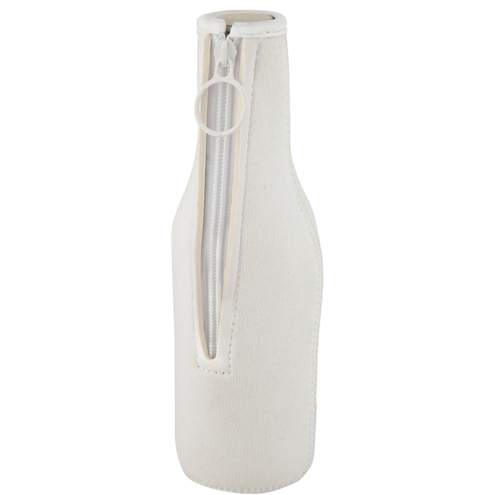 Logo trade promotional products image of: Fris recycled neoprene bottle sleeve holder