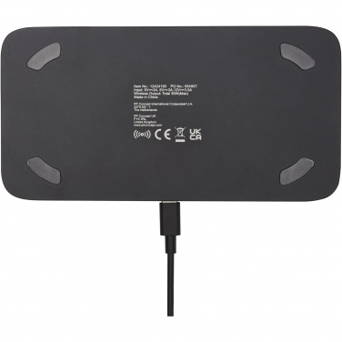 Logotrade promotional giveaways photo of: Hybrid 15W premium dual wireless charging pad