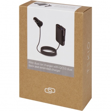 Pilot dual car charger with QC 3.0 and extended back-seat charger – detail view 4