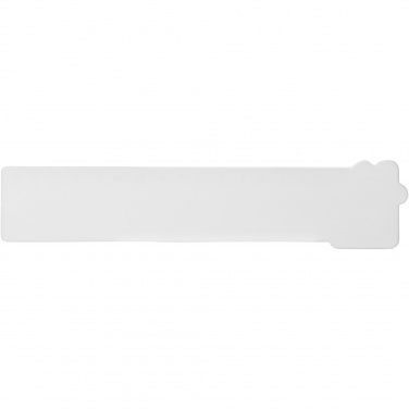 Logo trade promotional giveaway photo of: Tait 15 cm house-shaped recycled plastic ruler