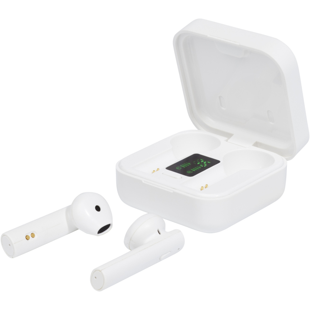 Logotrade promotional item picture of: Tayo solar charging TWS earbuds 