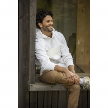 Logo trade advertising products image of: Sayan men's half zip anorak hooded sweater