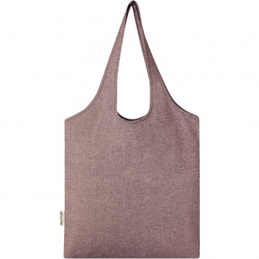 Logo trade promotional giveaways image of: Pheebs 150 g/m² recycled cotton trendy tote bag 7L