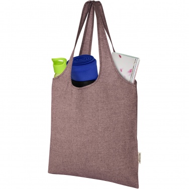 Logotrade corporate gift picture of: Pheebs 150 g/m² recycled cotton trendy tote bag 7L