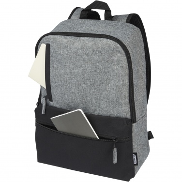 Logotrade corporate gift image of: Reclaim 15" GRS recycled two-tone laptop backpack 14L