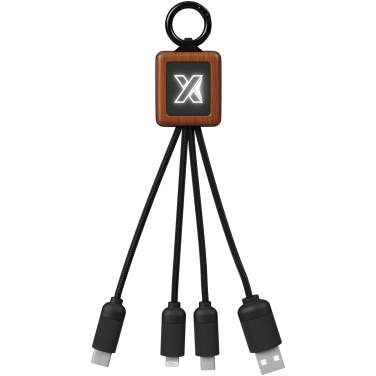 Logotrade promotional gift picture of: SCX.design C19 wooden easy to use cable