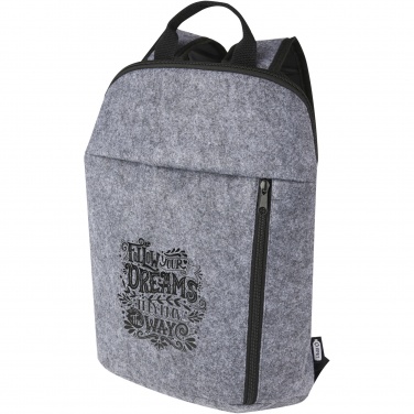 Logo trade promotional gifts picture of: Felta GRS recycled felt cooler backpack 7L