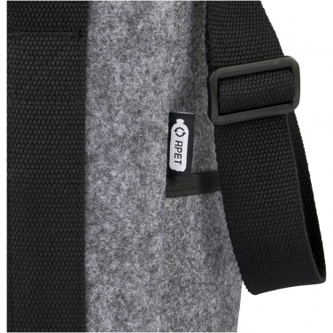 Logo trade promotional items image of: Felta GRS recycled felt bottle cooler bag 21L
