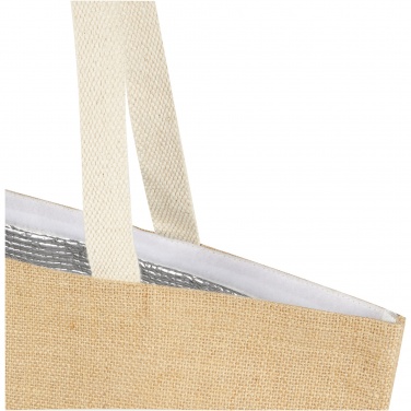 Logotrade business gift image of: Juta 300 g/m² jute cooler tote bag 12L