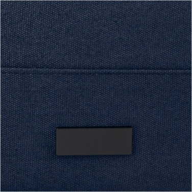 Logo trade corporate gifts picture of: Joey 15” GRS recycled canvas rolltop laptop backpack 15L