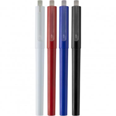 Logo trade promotional merchandise photo of: Mauna recycled PET gel rollerball pen