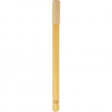 Logo trade promotional items image of: Perie bamboo inkless pen