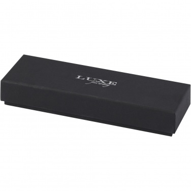 Logotrade advertising product picture of: Lucetto recycled aluminium ballpoint and rollerball pen gift set