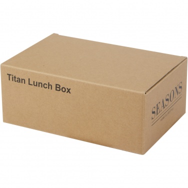 Logo trade advertising products image of: Titan recycled stainless steel lunch box