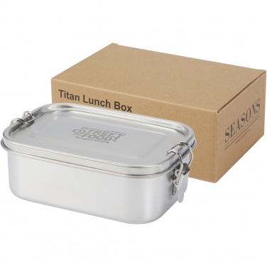 Logotrade promotional gift picture of: Titan recycled stainless steel lunch box