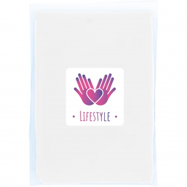 Logo trade advertising products picture of: Mayan recycled plastic disposable rain poncho with storage pouch