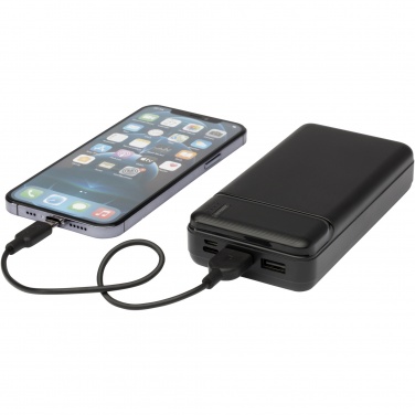 Logo trade advertising product photo of: Loop 20.000 mAh recycled plastic power bank 