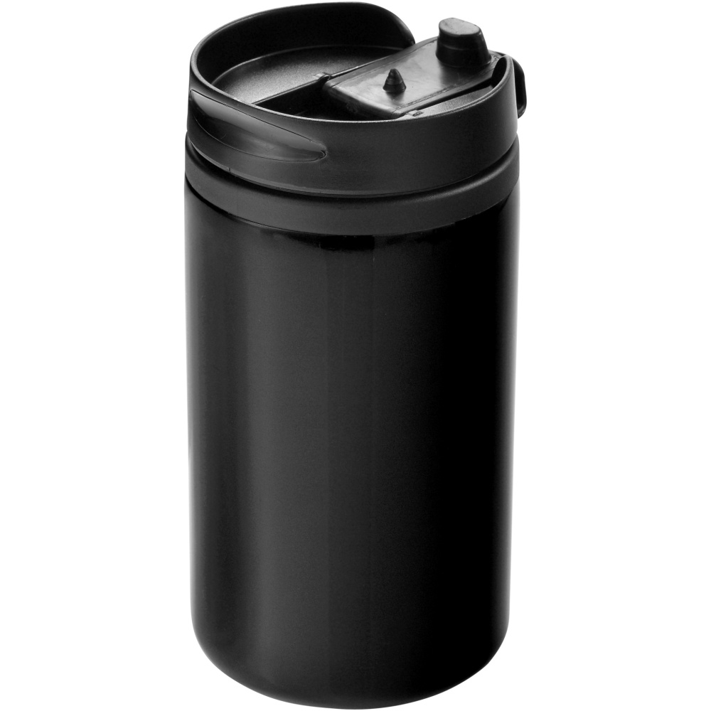 Mojave 250 ml stainless steel insulated tumbler, Black, colour variant, Solid black