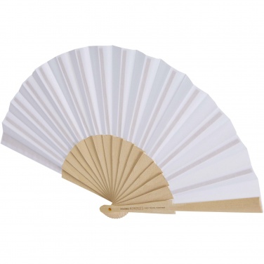 Logo trade promotional giveaways image of: Manuela hand fan