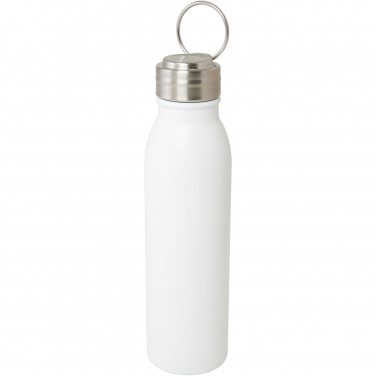 Logotrade promotional merchandise picture of: Harper 700 ml RCS certified stainless steel water bottle with metal loop