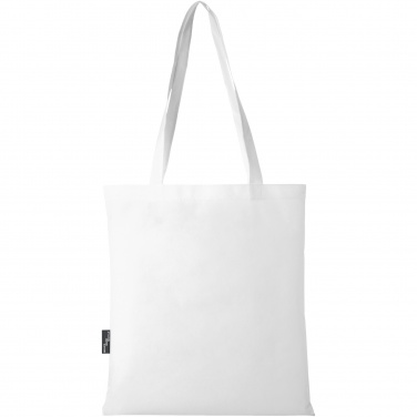 Logotrade advertising product image of: Zeus GRS recycled non-woven convention tote bag 6L