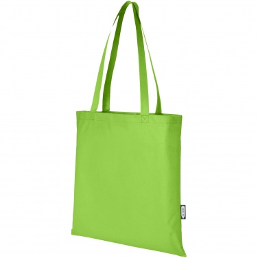 Logo trade advertising products image of: Zeus GRS recycled non-woven convention tote bag 6L