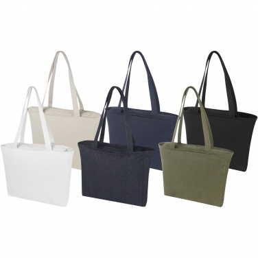 Logotrade promotional product image of: Weekender 500 g/m² Aware™ recycled tote bag