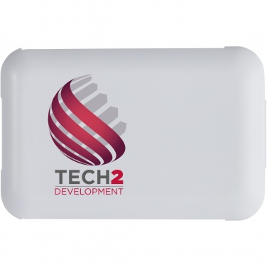 Logotrade promotional item image of: Savvy recycled plastic modular charging cable with phone holder