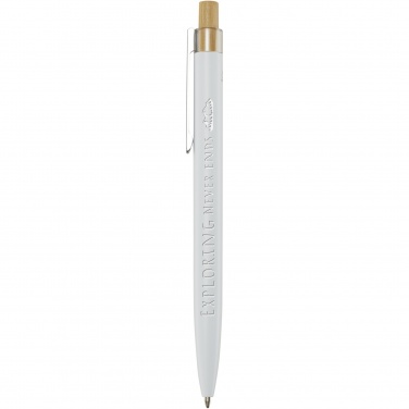 Logotrade promotional merchandise image of: Nooshin recycled aluminium ballpoint pen  (blue ink)