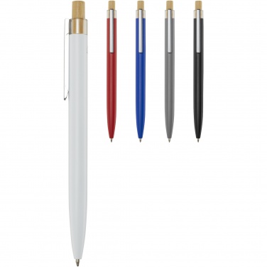 Logo trade business gift photo of: Nooshin recycled aluminium ballpoint pen  (blue ink)