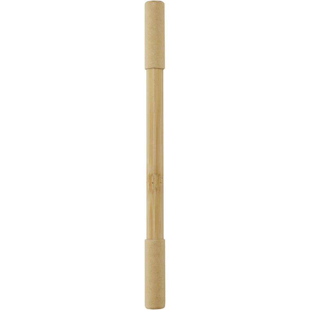 Logo trade promotional items image of: Samambu bamboo duo pen