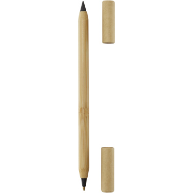 Logo trade promotional items image of: Samambu bamboo duo pen