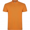 Star short sleeve men's polo, Orange