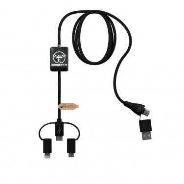 SCX.design C48 CarPlay 5-in-1 charging and data cable with light-up logo – detail view 5