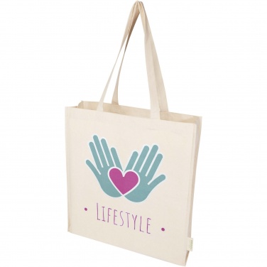 Logotrade advertising products photo of: Orissa 180 g/m² organic full gusset tote bag 14L
