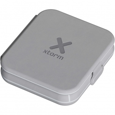 Logotrade promotional merchandise photo of: Xtorm XWF21 15W foldable 2-in-1 wireless travel charger