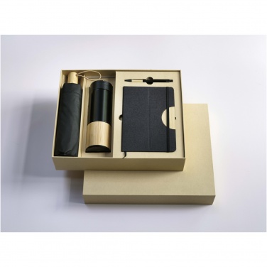 Logo trade promotional giveaways picture of: Carmen A5 hard cover notebook and ballpoint pen gift set