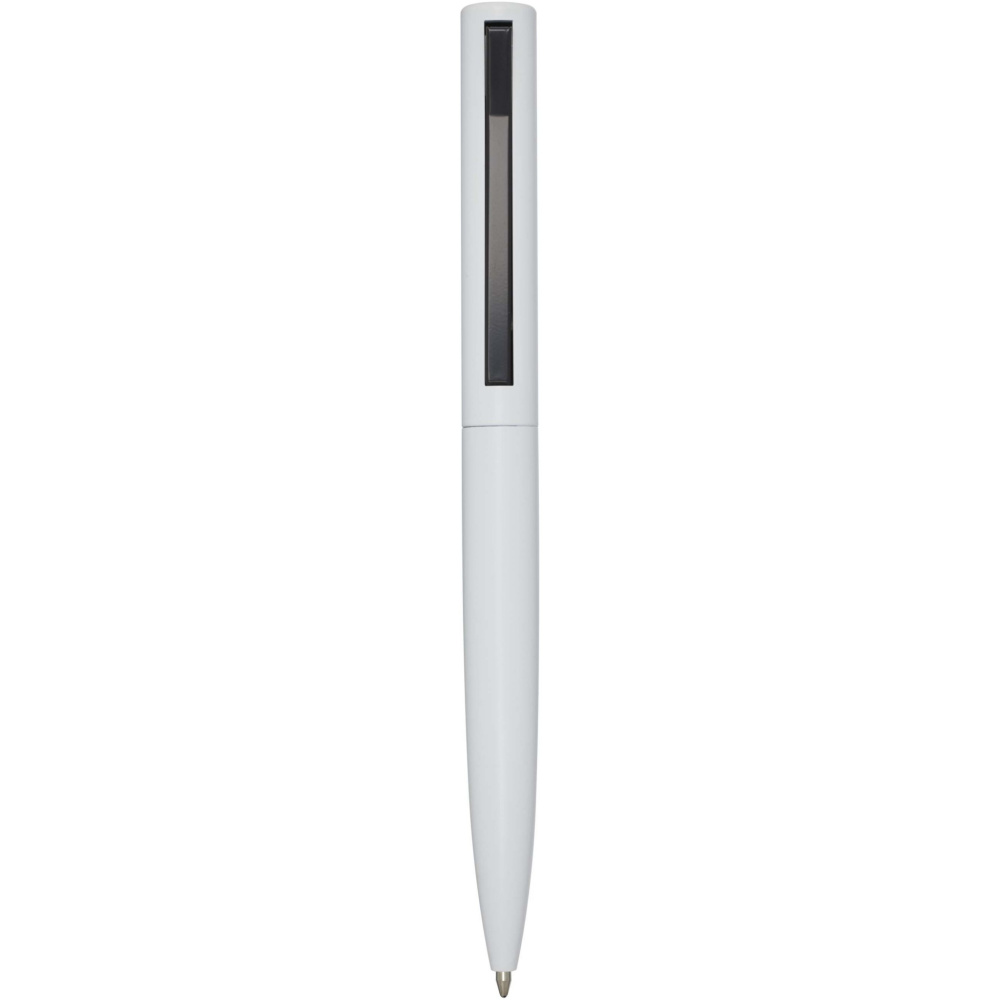 Logo trade promotional merchandise image of: Juana recycled aluminium ballpoint pen