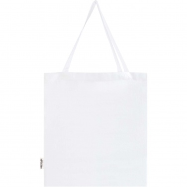 Logotrade promotional merchandise picture of: Madras 140 g/m² GRS recycled cotton gusset tote bag